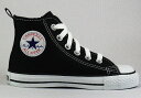 『19cm～22cm』CONVERSE チャイルドオールスターNZ-HIブラック　 子供靴 ハイカット 定番 3CK548 カップインソール 　ルーミーラスト　フレックスソール　リニューアルモデル　つまみやすい広めの踵テープで脱ぎ履きしやすい仕様　コンバース