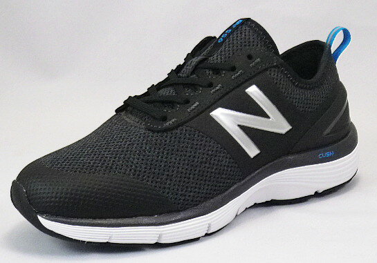 【new balance】WW955BK2ブラックD【婦人靴】【ウォーキングシューズ】【CUSH+】【ウォーキングストライクパス】【反射材】