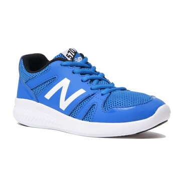 【new balance】YK570BL ブルー【シューレース】【子供靴】【通学】【キッズ専用ラスト】【C-CAP】【ハーフサイズ】