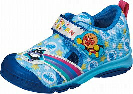 【それいけ！アンパンマン】APM-C152ブルー2E【子供靴】【通園靴】【サマーシューズ】【急速乾燥】【Ag+抗菌防臭】【左右まちがえない】