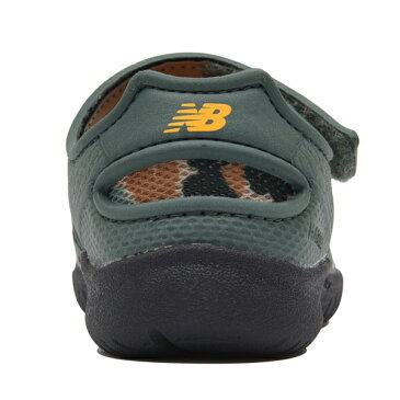 【new balance】IO208CAMグリーンカモ【子供靴】【サマーシューズ】【アクア】【アウトドアモデル】【キッズ専用ラスト】【ハーフサイズ】【キッズ専用ラスト】【なみなみインソール】