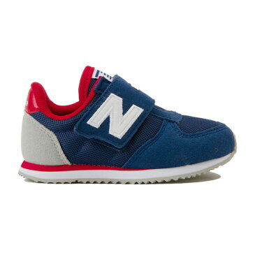 【new balance】IV220-NVRネービー/レッド　【子供靴】【マジック】【ハーフサイズ】【キッズ専用ラスト】【ベビー靴】