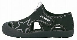 【CONVERSE】キッズ　CVスター　サンダル　TB　ブラック【子供靴】【通園・通学】【フレックスポイント】【フレックスソール】【3CL678】