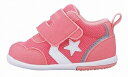 【CONVERSE】ミニRS2ピンク/ホワイト 37300831 ベビー靴 子供靴】【マジックタイプ】【ファーストシューズ】【ルーミーラスト】【フレックスポイント】【オープンタン】【カップインソール】【ビックタブ】