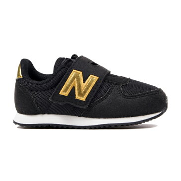 【new balance】IV220-HKG　ブラック/ゴールド　【子供靴】【マジック】【ハーフサイズ】【キッズ専用ラスト】