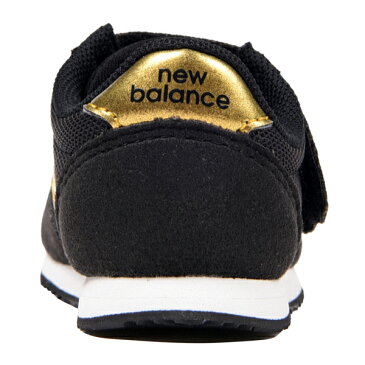 【new balance】IV220-HKG　ブラック/ゴールド　【子供靴】【マジック】【ハーフサイズ】【キッズ専用ラスト】【ベビー靴】