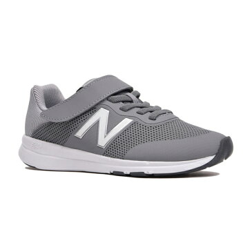 ☆【new balance】PREMUS　Y (プレマス)GYグレイ【YOPREMGY】【子供靴】【通園・通学】【マジック】【C-CAP】【ハーフサイズ】【はだし感覚】【キッズ専用ラスト】【なみなみインソール】【メモリーアッパー】