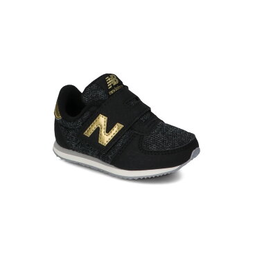 【new balance】IV220-OB2ブラック/ゴールド【子供靴】【マジック】【ハーフサイズ】【キッズ専用ラスト】【チャイルド靴】