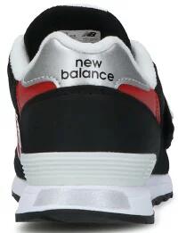 ☆【new balance】PO313CRブラック/レッド【子供靴】【マジック】【ハーフサイズ】【C-CAP】【Ndurance】【MPC加工】【キッズ専用ラスト】【なみなみインソール】【イージースライド】