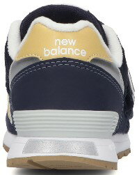 ☆【new balance】PO313NPネイビー/イエロー【子供靴】【マジック】【ハーフサイズ】【C-CAP】【Ndurance】【MPC加工】【キッズ専用ラスト】【なみなみインソール】【イージースライド】
