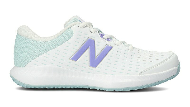 newbalance WCO696S4ホワイト/ブルー2E 婦人靴 テニスシューズ コートスタイル ニューバランス レディスシューズ レディススニーカー C-CAP 白色/青色 コートシューズ NB NEWBALANCE 運動靴 オムニコート クレーコート エントリーモデル ソフトテニス クラブ活動