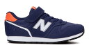 『ラストネイビー18.5cm』newbalance YV373 子供靴 マジック ハーフサイズ スリムフィット キッズ専用ラスト スニーカーキッズ ハーフサイズ ニューバランス チャイルドシューズ 373 ローカットランニングモデル 脱ぎ履きし易い幅広面ファスナー INFANTモデル WN2ネイビー