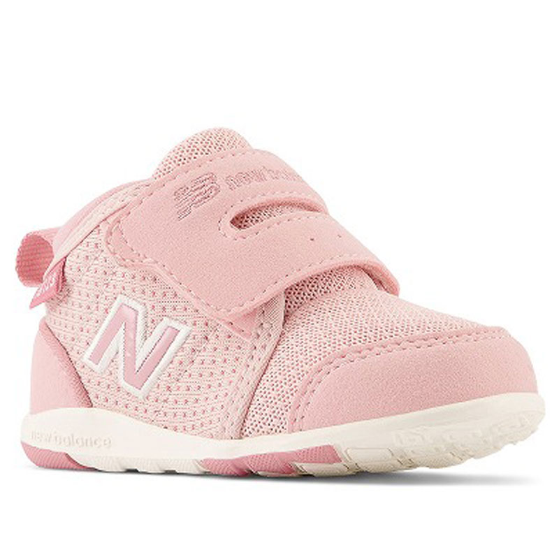【newbalance】IO123H-DPピンク ベビー靴 子供靴 ハイカット MPC加工 なみなみインソール ハーフサイズ ファーストシューズ キッズ専用ラスト ニューバランスベビー ベビーシューズ 桃色 赤ちゃん靴 NB NEWBALANACE ハイカット 脱ぎ履きしやすい面ファスナーのサムネイル