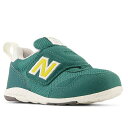 『11.0cm～12.0cm』newbalance IT313FJAグリーン ハーフサイズ ファーストシューズ インソール 赤ちゃん靴 赤ちゃんシューズ ベビーシューズ ニューバランス NB NEWBALANCE ギフト プレゼント 男の子 女の子 ファースト 初めての靴 反射材 緑 サステナビリティプログラム