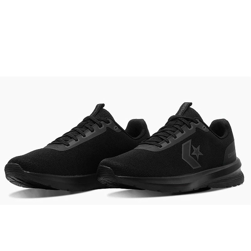 乐天商城 - ランニング CONVERSE ネオスター ブラックモノクローム シンプル 紳士靴 コンバース クラブ 通学履 スクール メンズスニーカー シューズ 中学生 高校生 運動靴 メッシュ 黒 RUNNING デイリーシューズ ジョギング ウォーキング NEOSTAR