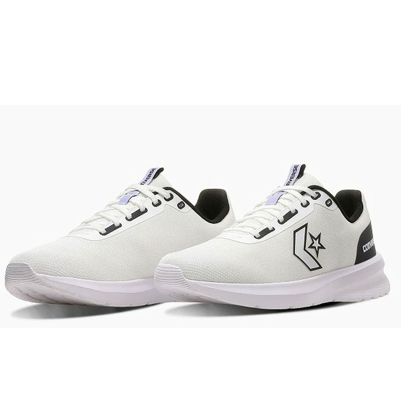 乐天商城 - ランニング CONVERSE ネオスター ホワイト/ブラック シンプル 紳士靴 コンバース クラブ 通学履 スクール メンズスニーカー シューズ 中学生 高校生 運動靴 メッシュ 白/黒 RUNNING デイリーシューズ ジョギング ウォーキング NEOSTAR