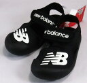 【ラスト20cmのみ】子供サンダル【newbalance】クルーザーSYFCRS A1 ブラック子供靴サマーシューズ チャイルドサンダル ニューバランス 子供靴 チャイルド 子供スポーツサンダル 海 山 川 プール キャンプへ アウトドアへ 水辺 街履 夏の運動靴 黒 つま先保護 小学生(4)