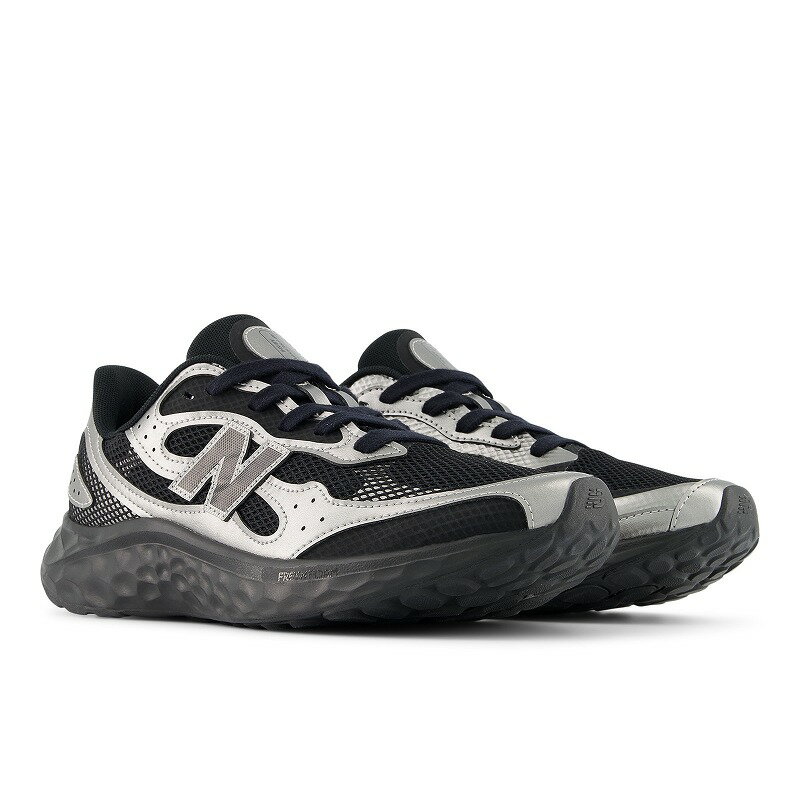 樂天商城 - newbalanceフレッシュフォーム-アリシ-TE4ブラック/シルバー2E 紳士靴 ロードランニング FRESH FOAM ARISHI V4 ニューバランス メンズスニーカー NB NEWBALANCE ランニング ジョギング トレーニング ウォーキング　黒/銀