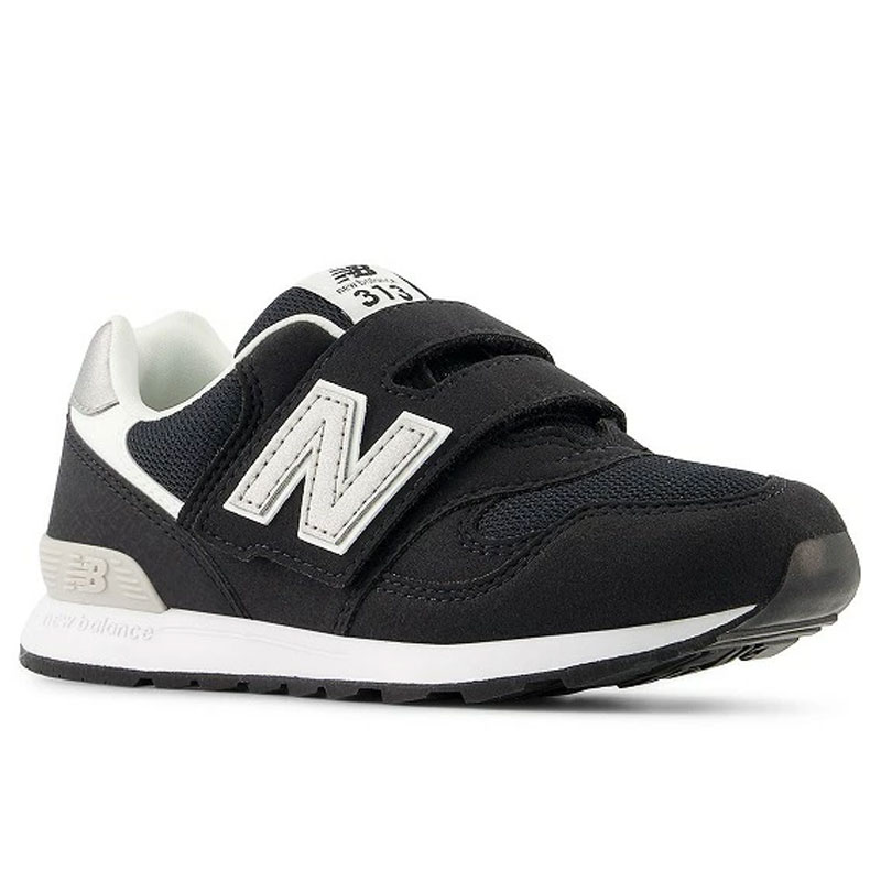 乐天商城 - 【newbalance】P313 9JN ブラック 子供靴 マジック 幼稚園 小学生 スニーカーキッズ ニューバランス NB 運動靴 遠足 通園靴 黒色 スニーカーキッズ キッズ専用 ラスト なみなみカップインソール 反射材