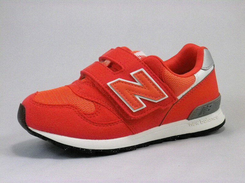 乐天商城 - 【ラスト19.5cm・20.5cmのみ】【newbalance】PO313AC2オレンジ 子供靴 マジック 小学生 スニーカーキッズ ニューバランス NB 運動靴 遠足 通園靴 スニーカーキッズ キッズ専用 ラスト なみなみカップインソール イージースライド 通学履き　小学校　入学式　SALE