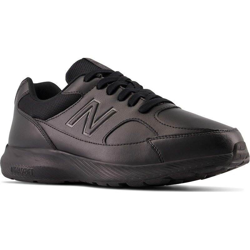 ニューバランス newbalance MW363BK8ブラック 4E 紳士靴 メンズウォーキングシューズ 幅広4EC-CAP ニューバランス メンズスニーカーシューズ ファスナー タウンウォーキング 散歩 日常履き 旅行 横幅広め ビジカジ 黒色 ブラックスニーカー ブラック 黒