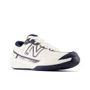 『ラスト27.5cmのみ』newbalance MCH696W5ホワイト2E 紳士靴 テニス コート ニューバランス メンズシューズ メンズスニーカー 白 コートシューズ NB 運動靴 オムニ クレー エントリーモデル ソフトテニス クラブ活動 ホワイト/ブラック 中学生 オールコート