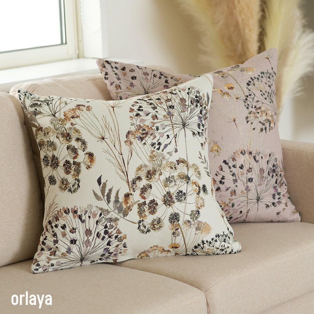 [全品ポイント10倍！25日20時〜4H限定]クッションカバー おしゃれ 北欧 正方形 45×45cm 45角 輸入生地 ..