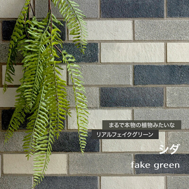 [ポイント10倍！20日20〜24時]フェイクグリーンリアルフェイクグリーン 観葉植物 人工 壁掛け ミニ ハンギング 吊り下げ 造花 おしゃれ 大きめサイズのフェイクグリーン シダ C-F-3
