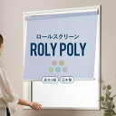 [11％OFF！4/1限定クーポン ]ロールスクリーン ロールカーテン 遮光 3級 目隠し 間仕切り 日本製 幅30～45cm 丈81～120cm サイズオーダー 階段 ふすま 押入れ RolYPolY ローリーポーリー RSN