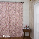 インポート カーテン コットン /●セレッサ/【YH927】幅101～150×丈201～260cm [1枚][オシャレ 花がら 柄 洗える オリジナルデザイン スペイン] 日本製 OKC5