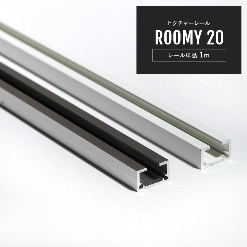 [全品ポイント10倍！20日20時〜4H限定]ピクチャーレール レール単品 ルーミー20 〜1m カット料込 天井..