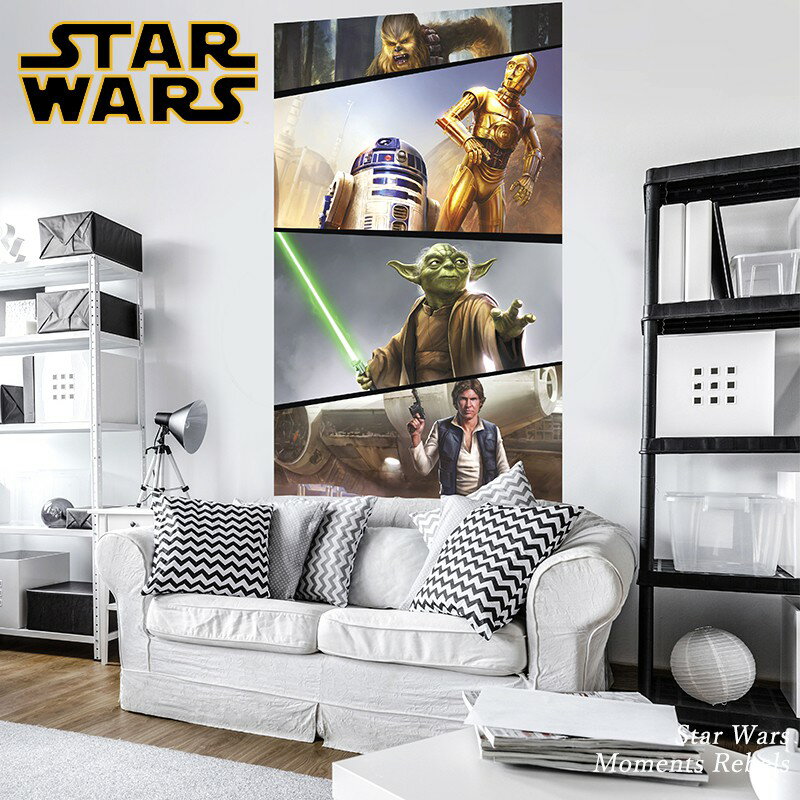 樂天商城 - [10％OFF！15日限定クーポン]壁紙 輸入壁紙 海外 インポート壁紙 スターウォーズ starwars STARWARS のりなし 不織布 おしゃれ クロス 店舗 内装 撮影 ドイツ製 VD-026 diy 補修 リビング トイレ 玄関 リフォーム ウォールペーパー wallpaper C-F-1