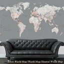 全品ポイント10倍！25日20時～4H限定 壁紙 輸入壁紙 イギリスブランド 1wall 【w2pl-silvermap-001】Silver World Map「シルバーワールドマップ」 インポート壁紙 デザイン おしゃれ 輸入 海外 クロス DIY リフォーム 撮影 背景 背景紙 店舗 装飾 インテリア 内装 CSZ