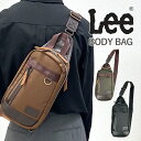 ボディバッグ ワンショルダーバッグ メンズ 斜め掛け 肩掛け ブランド 320-3280 Lee リー FULL ショルダーバッグ ベルト左右付け替え可能 小さ...