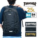 リュック 通学 大容量 男子 撥水 はっ水 thr-283 THRASHER スラッシャー リュックサック 25L A4 通学リュック 修学旅行 林間学校 部活...