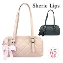 ボストンバッグ キッズ 小学生 女子 女の子 かわいい おしゃれ mgf-572 Sherie Lips シェリーリップス キルトリボン ボストンバッグM ミニ...