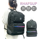 リュック 通学 女子 修学旅行 mhu-615 RHAPSUP ラプサップ グラデファスナー Dパック リュック 女の子 旅行バッグ 大容量 30L 合宿 人気...
