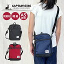 ショルダーバッグ 126400 CAPTAIN STAG 縦型 ショルダーバッグ 軽量 反射付きテープ ポーチ スマホポーチ ミニバッグ 2ROOM 小さめショ...