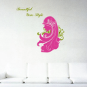 ウォールステッカー インテリアシール 壁シール 壁紙シール グラフィックステッカー 転写式 beautiful your style wall sticker 北欧 美容室