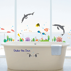 ウォールステッカー 海の物語 インテリアシール 壁シール 壁紙シール wall sticker 北欧