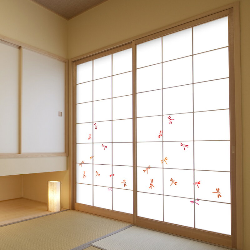 プリント障子紙【破れない障子紙】【おしゃれな障子紙】【ライフシリーズ】【とんぼ】【柄】【2枚セット】【送料込み価格】