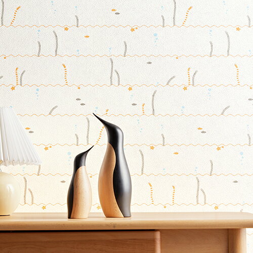 ※この壁紙は10M巻での販売となっておりますが、メーター数の変更は可能となっております。必要数によって金額の変更を行いますので、ご購入時に備考欄へご記入くださいませ。リピート縦64.1cm 横46.3cm有効幅92.6cm機能防カビシックハ...