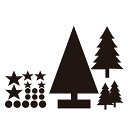 ウォールステッカー ツリーセット 【ws-245】 【400mm×450mm】 【1枚】 【送料無料】