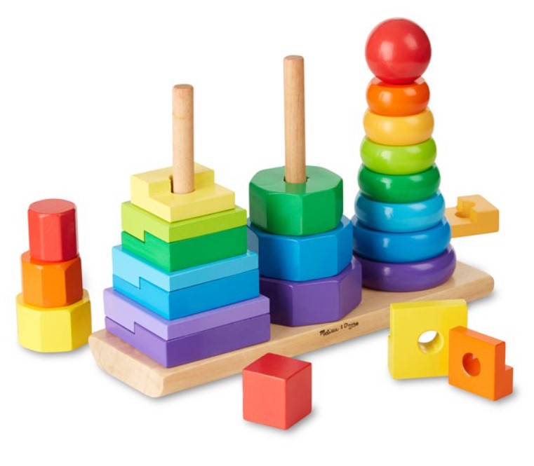 [RDY] [送料無料] メリッサ＆ダグ 幾何学的スタッカー 学習玩具 おもちゃ 子ども メリッサダグ Melissa & Doug [楽天海外通販]