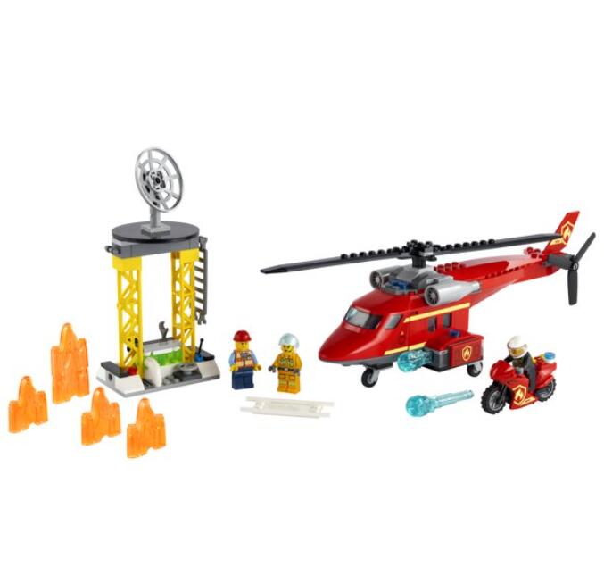 [送料無料] レゴ シティ 消防レスキューヘリ LEGO 60281 212ピース 消防署 消防車 ヒーロー 男の子 女の子 車 乗り物 組み立て 知育玩具 想像力[楽天海外通販]