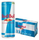 PRODUCT DESCRIPTION 名称Red Bull Sugar Free Energy Drink 商品説明 1987年、レッドブルは全く新しい製品を発売しただけでなく、エナジードリンクという全く新しいカテゴリーの製品を生み出しました。 レッドブルは発売初日から、人々とアイデアに翼を授け、スポーツと文化に多くのマイルストーンを打ち立ててきました。 ・飲むタイミング レッドブルは、あなたのそばに置いておきたい最高のエナジードリンクの一つです。 レッドブルは世界中のトップアスリート、多忙な専門家、大学生、長旅の旅行者などに愛飲されています。 ・レッドブルの中身 カフェイン：すでにお茶、コーヒー、カカオ豆＆コーラのナッツのような天然由来のものからそれを消費する古代文明によって、人体への刺激的な効果が知られています。 タウリン：アミノ酸であり、自然に人体に存在し、毎日の食事にも含まれています。 それは、生物学的プロセスの広い範囲に関与しています。 ビタミンB群：ビタミンは、正常な身体機能を維持するために必要な必須微量栄養素です。ビタミンB群は、炭水化物やタンパク質の蓄積・分解などのエネルギー代謝に重要な役割を果たしています。 甘味：アスパルテームとアセスルファムKは、世界中で最もテストされ、最も使用されている砂糖の代替品の一つです。 原材料名炭酸水、クエン酸、タウリン、重炭酸ナトリウム、炭酸マグネシウム、カフェイン、アセスルファムK、アスパルテーム、ナイアシンアミド、パントテン酸カルシウム、ピリドキシン塩酸塩、ビタミンB12、キサンタンガム、天然・人工香料、着色料 フェニルケトン尿素：フェニルアラニンを含む 注意事項カフェインを多く含む為、子供や妊娠、授乳中の方およびカフェインに敏感な方の飲用はおすすめしません。商品のパッケージは予告なく変更になる場合がございます。アメリカからの輸送中の衝撃や気圧の関係で箱や袋ににへこみや破損、内容品に割れや欠けが発生する場合もございます。また、チョコレートを使用している製品は溶けて形状が変わる可能性もございます。予めご理解いただいた上でご購入ください。なお、これらの理由による返品、交換はお受けできませんので、予めご了承ください。 内容量250ml×12本 賞味期限商品ラベルを参照 保存方法直射日光、高温多湿を避けて保存。開封後はお早目にお召し上がりください。 原産国以下のうちのいずれか（オーストリア、スイス、アメリカ合衆国） 輸入者個人輸入商品のため購入者の方が輸入者となります