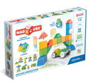 RDY 送料無料 ゲオマグ マジキューブ シェイプス リサイクルプラスチック 磁石おもちゃ セット Geomag MAGICUBE Shapes Recycled Magnetic Toy Set - 32 Pieces 想像力 マグネット 知育玩具 STEM おもちゃ 楽