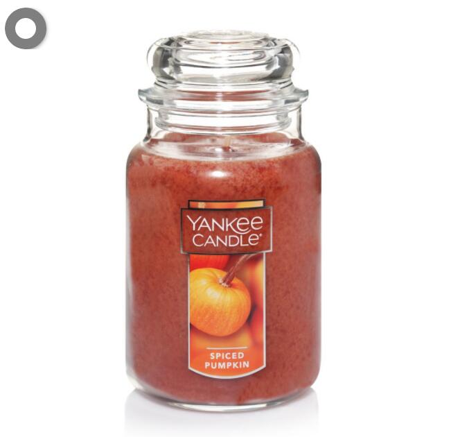 [RDY] [送料無料] ヤンキーキャンドル スパイスパンプキン オリジナル ジャー キャンドル Lサイズ Yankee Candle Spiced Pumpkin Original Large Jar Scented Candle おしゃれ かぼちゃ スパイス 香り アロマ 大のサムネイル