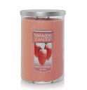   ヤンキーキャンドル ホワイト ストロベリー ベリーニ ウィック タンブラー キャンドル Lサイズ 燃焼芯 2本 Yankee Candle White Strawberry Bellini Large 2 Wick Tumbler Candle おしゃれ アロ