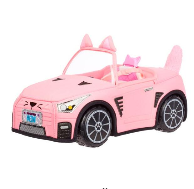 [送料無料] Na! Na! Na! Surprise ナナナ サプライズ ピンク ソフト オープンカー 人形用 おもちゃ グッズ フィギュア 女の子 YouTube 話題 かわいい しっぽ付き 乗り物 車 オールサイズ ファッ